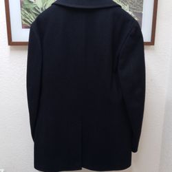 Wool Navy  Pea Coat