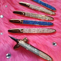 Studded Black Eyeliner And Lash Adhesive Pen