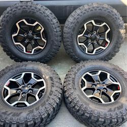 17” Jeep Gladiator Rubicon Wrangler Grand Cherokee Wheels Rims Tires Rines