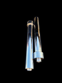 Chrome 10 inch cylinders