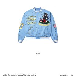 Vale Forever Skyhigh Varsity Jacket - Blue
