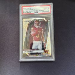 2024 Prizm #17 Jayden Daniels Rookie Variation No Huddle GEM MT 10 PSA POP 47
