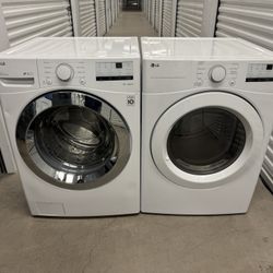 LG Washer And Electric Dryer