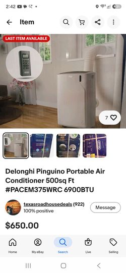 De'Longhi Pinguino Portable Air Conditioner