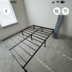 Like New! Queen Bed Frame  14 inches in Height