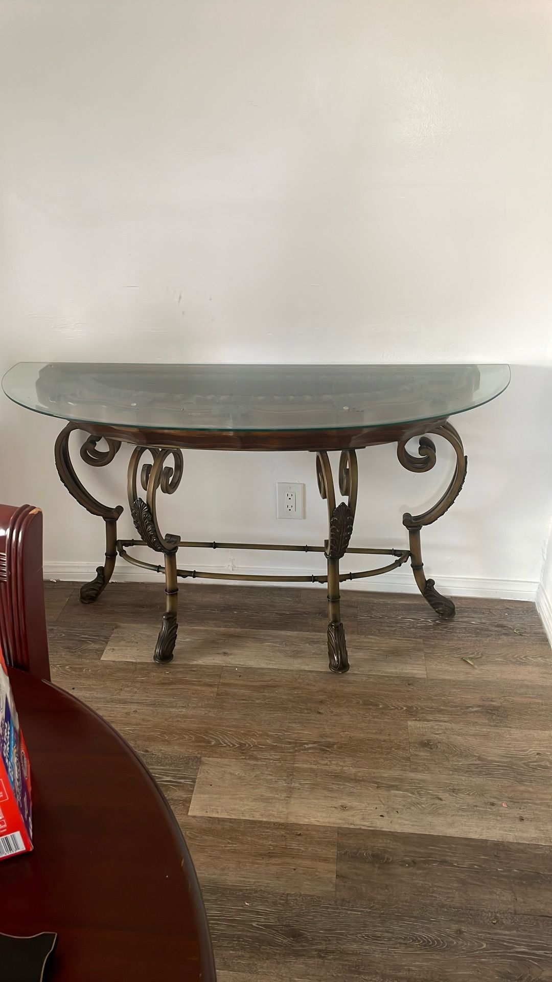 Antique Glass Table