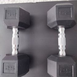 CAP 25 LB Dumbbells Pair