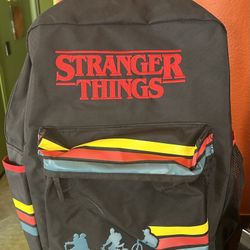 New Stranger Things Backpack. L. Small Section Needs To He Stitched 