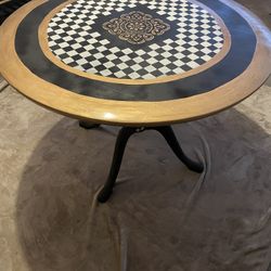 One-of-a-Kind Hand-Painted Whimsical Dining Table