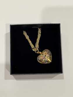 Stauer Mutant Confetto Heart Necklace & Earrings