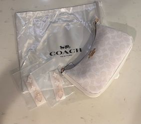 Coach Signature Crossbody Bag White