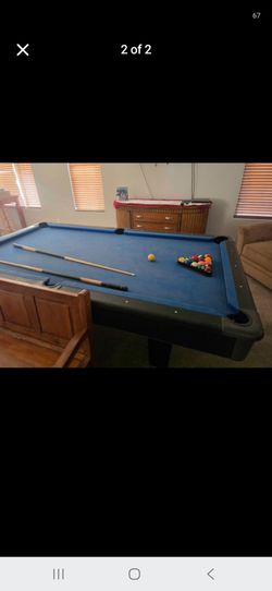 Pool Table with Accessories