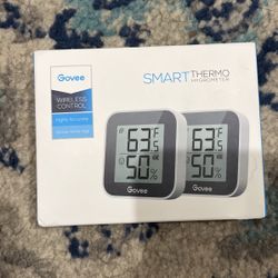 govee smart thermo hygrometer 2 pack