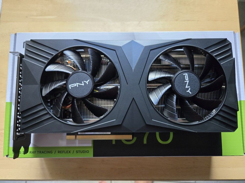 (LIKE NEW) PNY GeForce RTX 4070 SUPER Verto Overclocked SFF