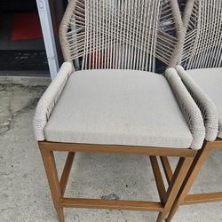 Brand New Tan Outdoor Bar High Chair