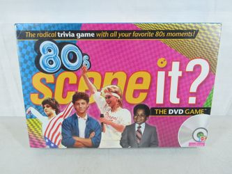 Scene It 80's Edition~The Radical Trivia DVD Game~New & Factory Sealed
