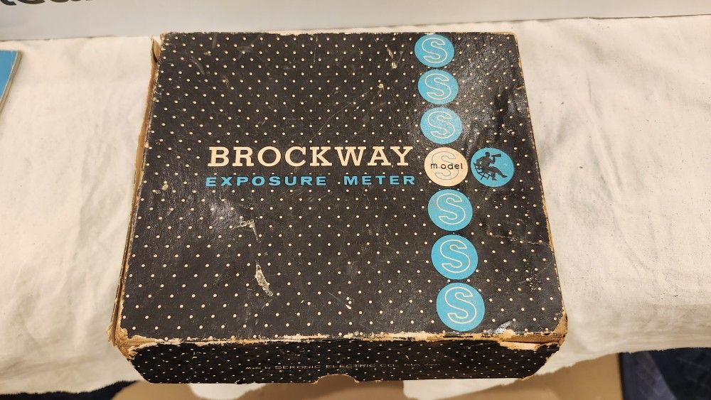 Vintage BROCKWAY Exposure Meter Seconic Made In Japan