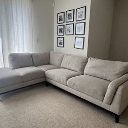 City Furniture — Left Bumper Sectional Couch 