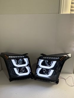 GMC Yukon 2015-2018 headlights