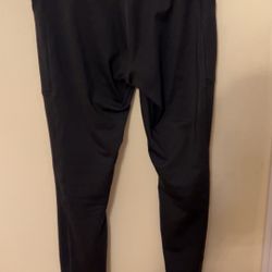 Victoria's Secret Pink Fleece Cozy Leggings Size Small Black