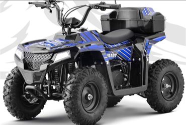 4 Wheeler for Kids Age 6+, 40CC 4-Stroke Gas Powered Quad Speeds up to 15.5 MPH for Off-Road, Four Wheeler Dirt Bike,165 LBS Capacity,  

New
