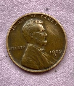 1930D Lincoln Wheat Penny
