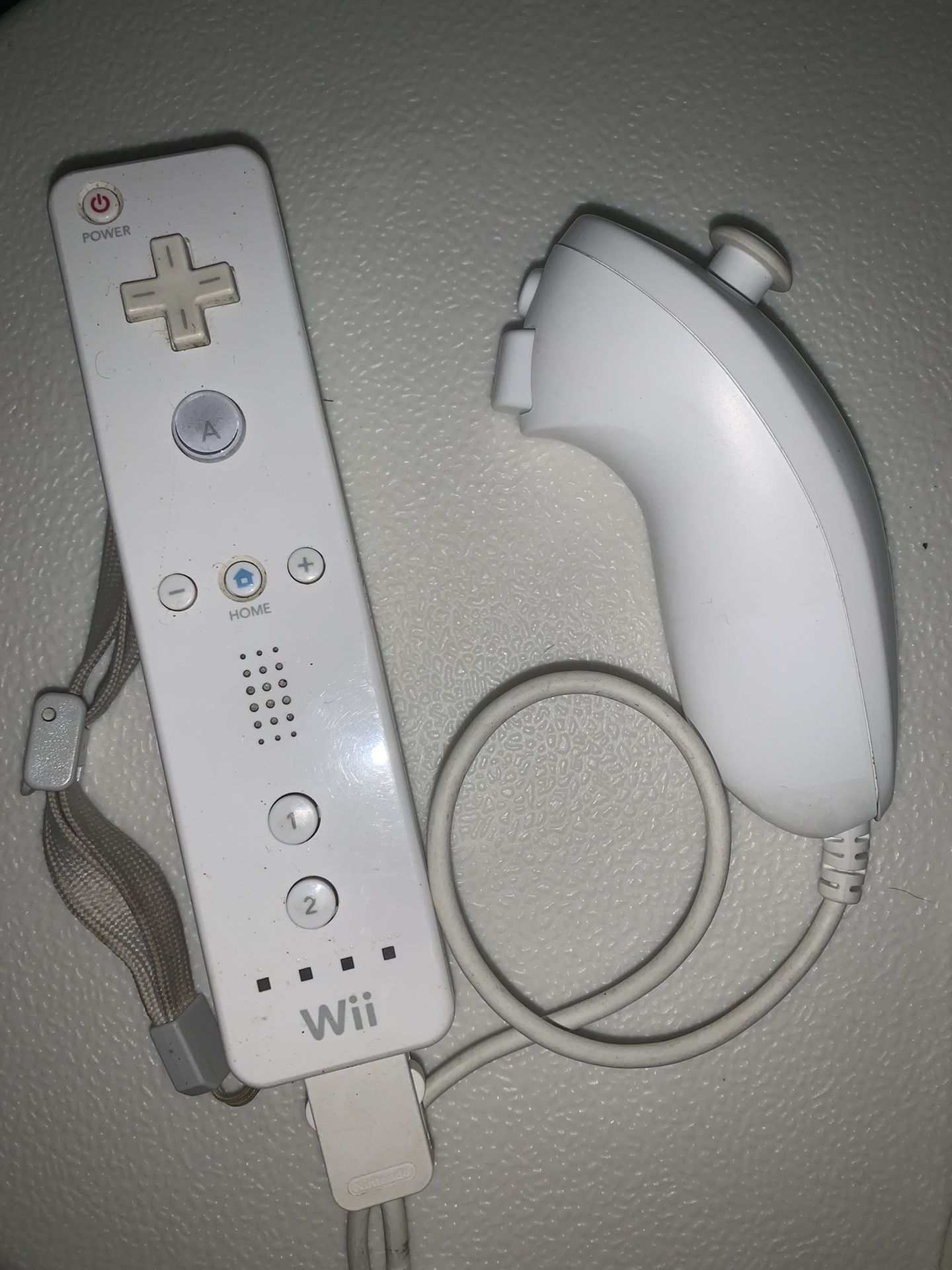 Wii oem motion plus controller plus nun chuck
