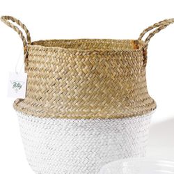 seagrass plant basket