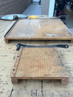Old School Paper Cutters