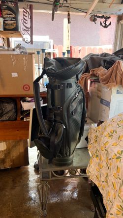 Leather golf bag