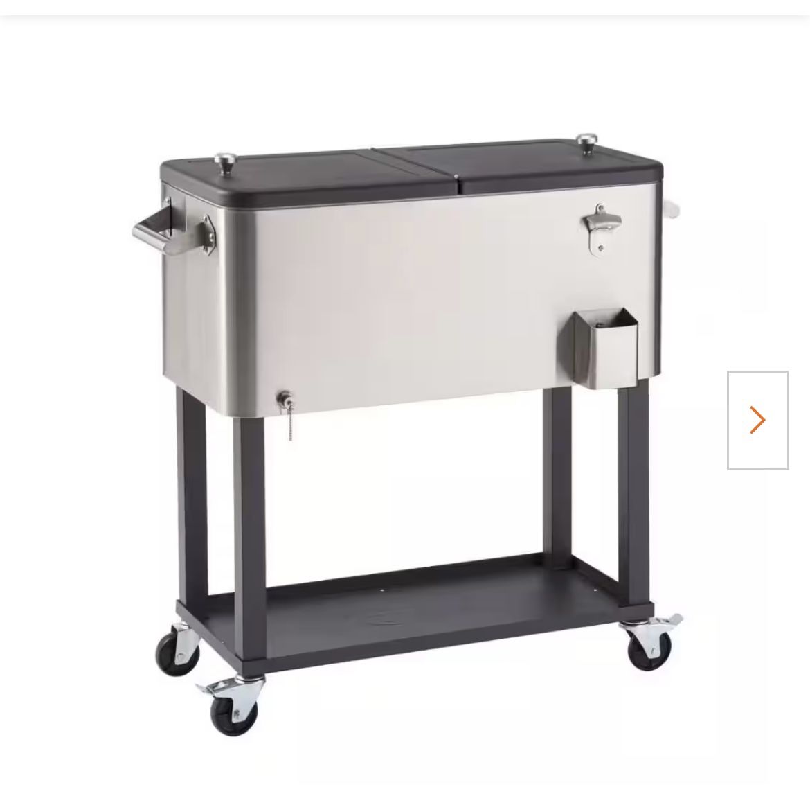 80qt Stainless Steel Cooler-still In Box