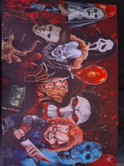 Horror icon poster