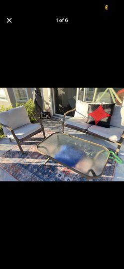 Patio Furniture Set With Cushion