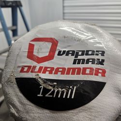 Vapor Barrier 12 Mil Roll By Duramor👷‍♂️ Retails $300+