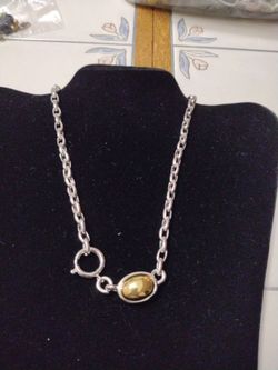 Vtg Monet Chain Necklace