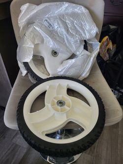 212 inch rear wheels push Toro, lawn, mower, big wheel, rear. No drive gear.