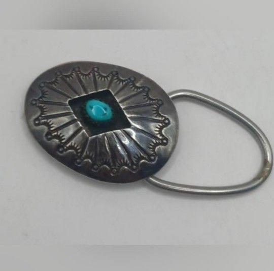 Mj Stamped Marcella James South western Keychain