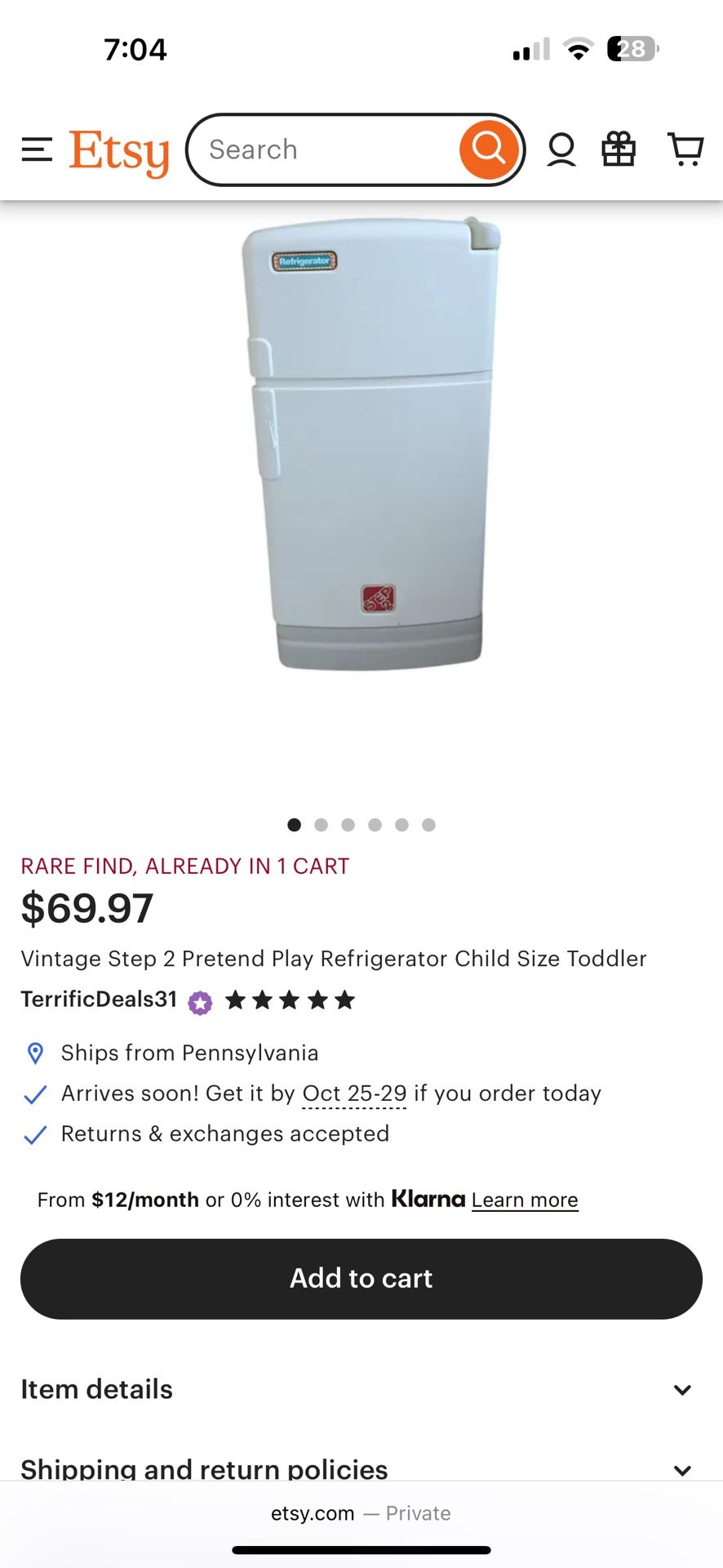 Step 2 Refrigerator Toy