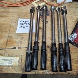 Various Craftsman Torque Wrenches