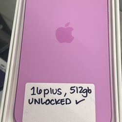 Pink 16 Plus Unlocked. Cash Or $50 Down W Approval 