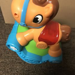 Leap Frog Roll & Go Rocking Horse 6-36 months Tested Works See Photos Good condition