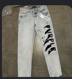 Purple jeans