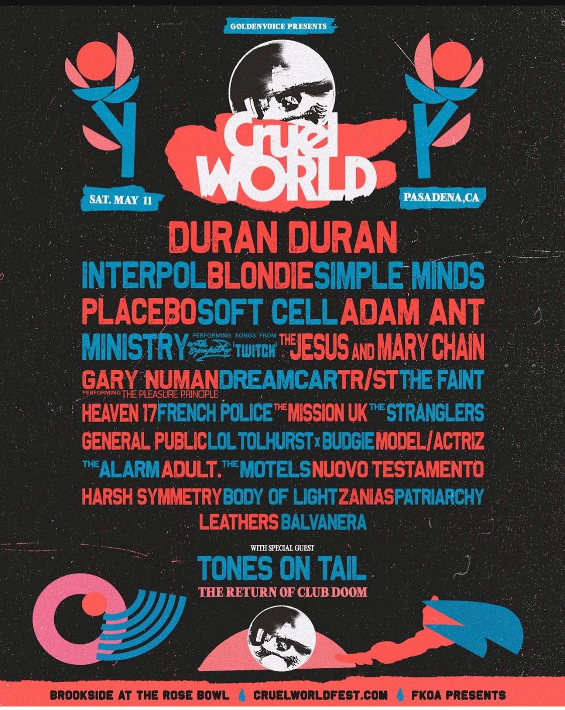Cruel World Festival Duran Duran  Saturday May11