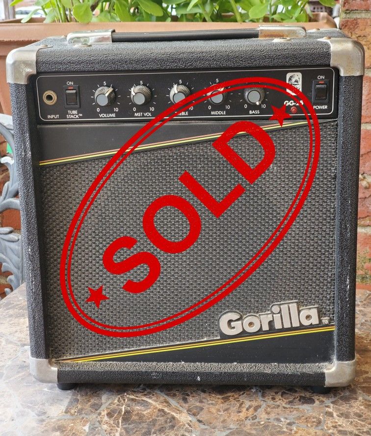 Vintage Gorilla GG-25 Guitar Amp with "TubeStack" / Gorilla musical products Srial 10A4 031830