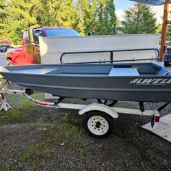 2021 Alweld 12ft Jon Boat w/ Trailer