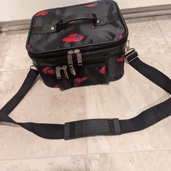 Vintage Red Hat Cosmetic Bag 