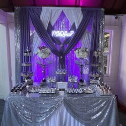 Dessert Table Set Up 