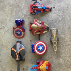 Marvel Nerf Hasbro Roleplay Kids Toys (Spider-Man, Taskmaster, Captain America, Eternals, Iron Man)