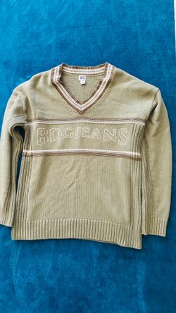 BDG Women's Khaki and Green sweater  size s