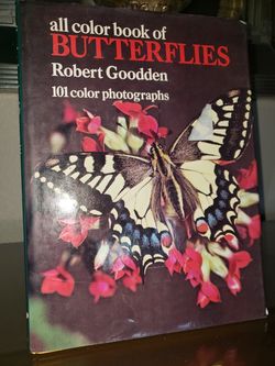 1973 VINTAGE Like NEW ROBERT Goodden BUTTERFLIES Hard Back PICTURE PHOTOGRAPHS **MAKE an OFFER**